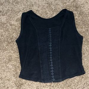 Luna Luz Tank button down